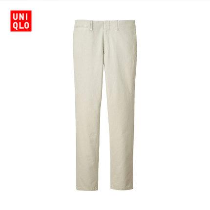 简约百搭！UNIQLO优衣库LM全棉长裤169060