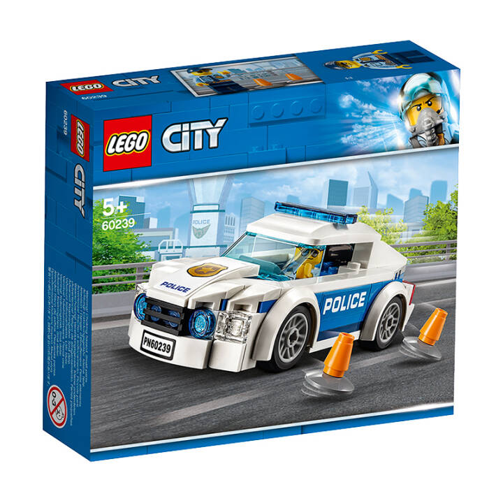 乐高(LEGO)积木 城市组系列City警察巡逻车60239