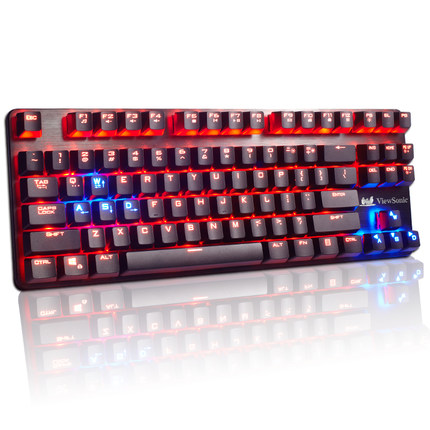 入门款！优派KU520机械键盘（87键青轴）