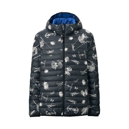 星战款式！优衣库Star Wars高级轻型羽绒连帽外套161665