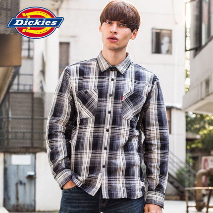 双11预告！Dickies棉质修身男式衬衫134M20WD04