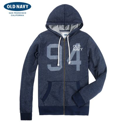 限时5折！OLD NAVY 经典印花连帽外套716919