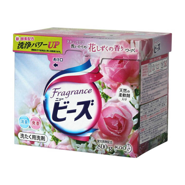 花王（kao）玫瑰香洗衣粉800g/盒*2