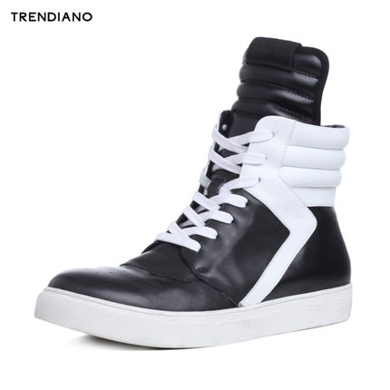 潮范！TRENDIANO 系带拼接高帮运动靴3143518140
