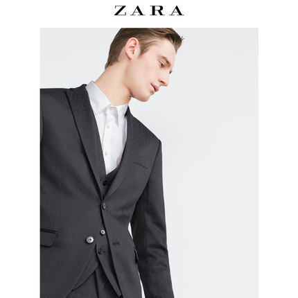 清仓好价！ZARA 男装 提花休闲西装外套 02880308401