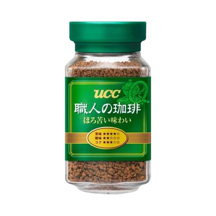 UCC悠诗诗进口精品速溶纯黑咖啡粉绿标90g