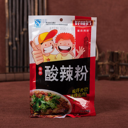 口味正宗！好哥们重庆正宗酸辣粉254g*5袋