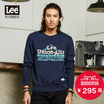 双11预告！Lee经典印花潮流卫衣L15633AU8B8D