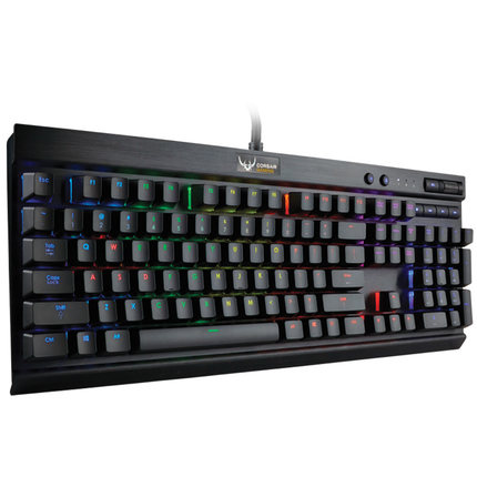 无背光版！海盗船K65 cherry红轴机械游戏键盘