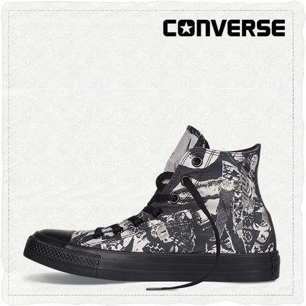 流行时尚！匡威艺术印花帆布鞋 549640C