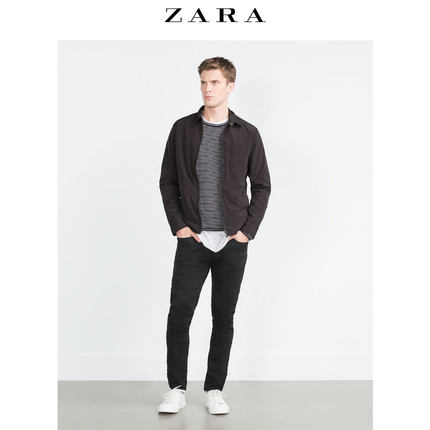 清仓特价！ZARA 男装 拉链衬衫外套 02398310800
