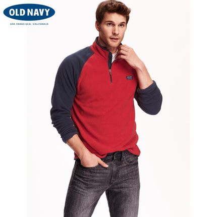 插肩款式！OLD NAVY男式休闲上衣714006