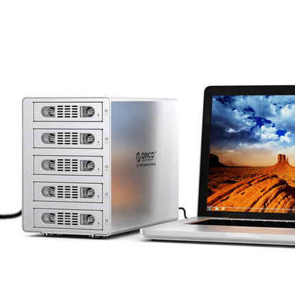 3核急速！ORICO 多盘位USB3.0移动硬盘盒3.5寸