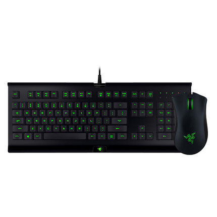 双12提前购！Razer雷蛇炼狱蝰蛇型号游戏电脑有线键盘鼠标套装