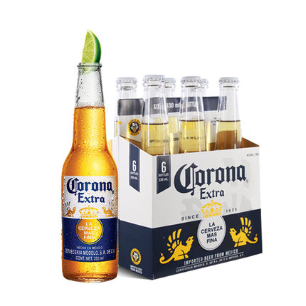 墨西哥原装进口Corona/科罗娜啤酒330ml*6瓶