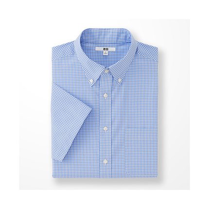 商务休闲！UNIQLO优衣库DRY EASY CARE格子衬衫169234