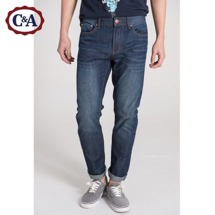 聚划算好价！C＆A 男式直筒牛仔裤 CA100001031