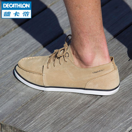 经典船鞋！迪卡侬TRIBORD帆船鞋