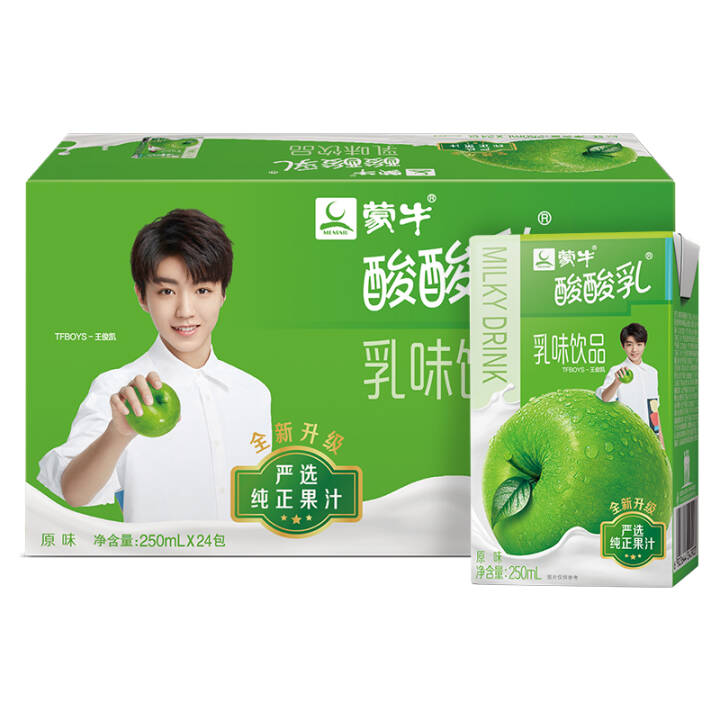 蒙牛 酸酸乳 原味牛奶饮品 250ml*24 礼盒装