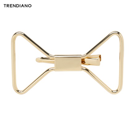 潮范！TRENDIANO 金属蝴蝶结领口夹配饰3144588280