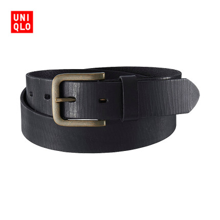 男士必备！优衣库优质意大利牛皮皮带178579