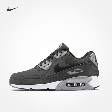 舒适经典！Nike AIR MAX 90 LEATHER男子运动鞋