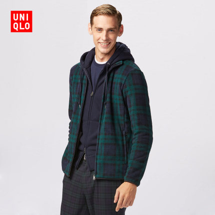 新低！UNIQLO优衣库印花摇粒绒茄克163300