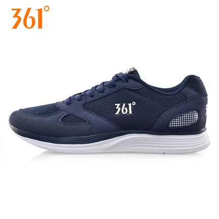 轻便复古！361&deg;男子网面运动鞋671512286