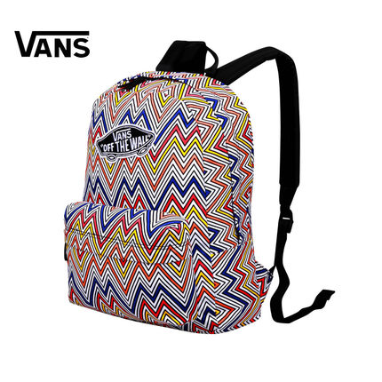 好价！VANS 秋季人字条纹背包VN-0NZ0H7W