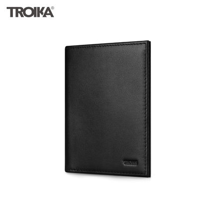 简约时尚！TROIKA真皮钱包男 多功能钱夹皮夹