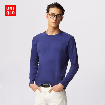 双11好价！优衣库 柔软圆领T恤(长袖) 146183