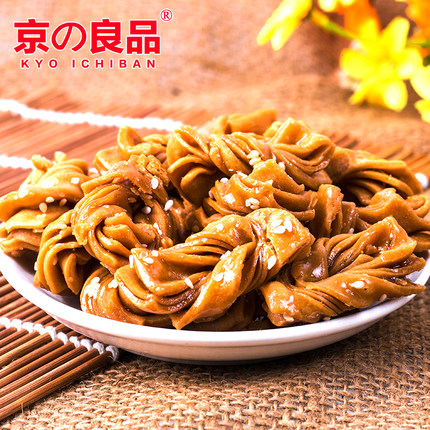 酥脆可口！京之良品蜜麻花500g