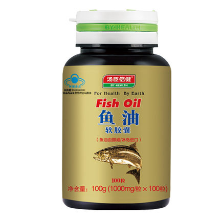 历史低价！汤臣倍健牌鱼油软胶囊1000mg/粒*100粒