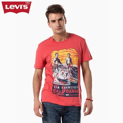 断码好价！Levi's 李维斯 男式 短袖T恤 80424