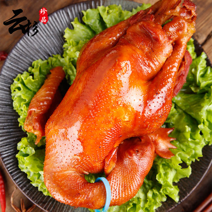 中华老字号！沟帮子云杉牌正宗鲜熏鸡