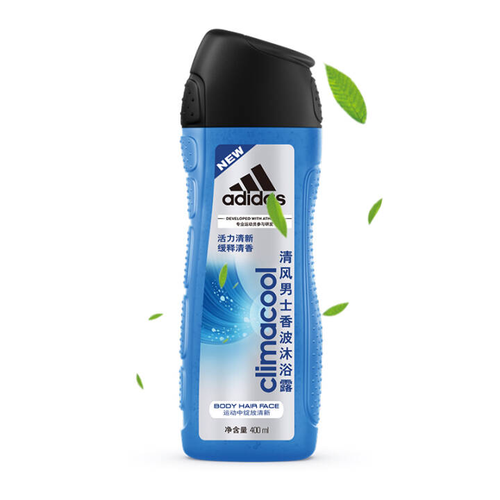阿迪达斯(Adidas)男士清风香波沐浴露400ml