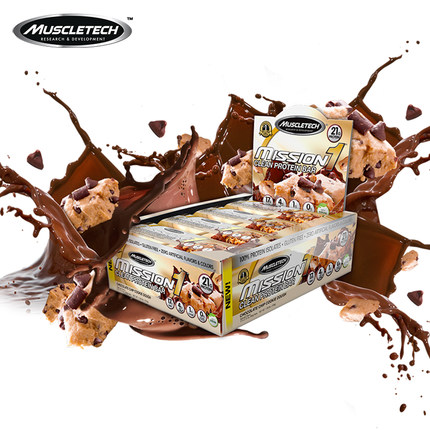 高性能！Muscletech肌肉科技高性能蛋白棒720g盒