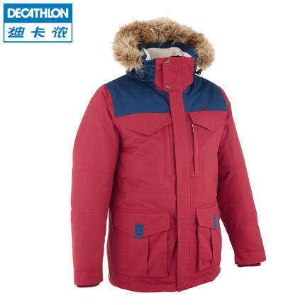 防风保暖！迪卡侬QUECHUA户外棉衣