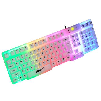 纤薄设计！FOR ONLY玛尚K10有线键盘