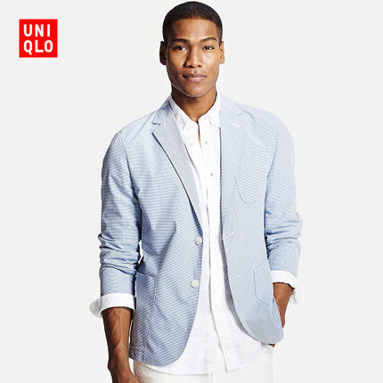 休闲造型！UNIQLO优衣库快干轻型茄克163532