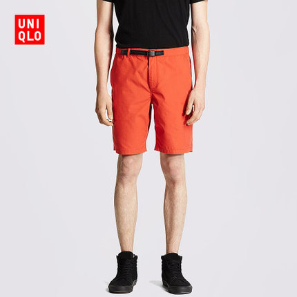 简约百搭！UNIQLO优衣库男款快干宽松短裤163932
