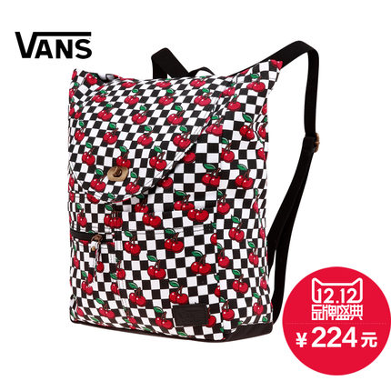 双12预售！VANS 秋冬樱桃女款背包VN-021SGFY