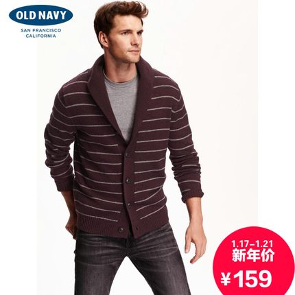 年货节预售！OLD NAVY男式毛衣开衫714468