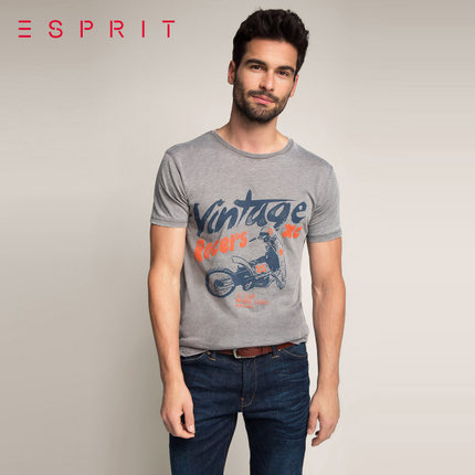 聚划算66大促！ESPRIT男士短袖T恤026EE2K035