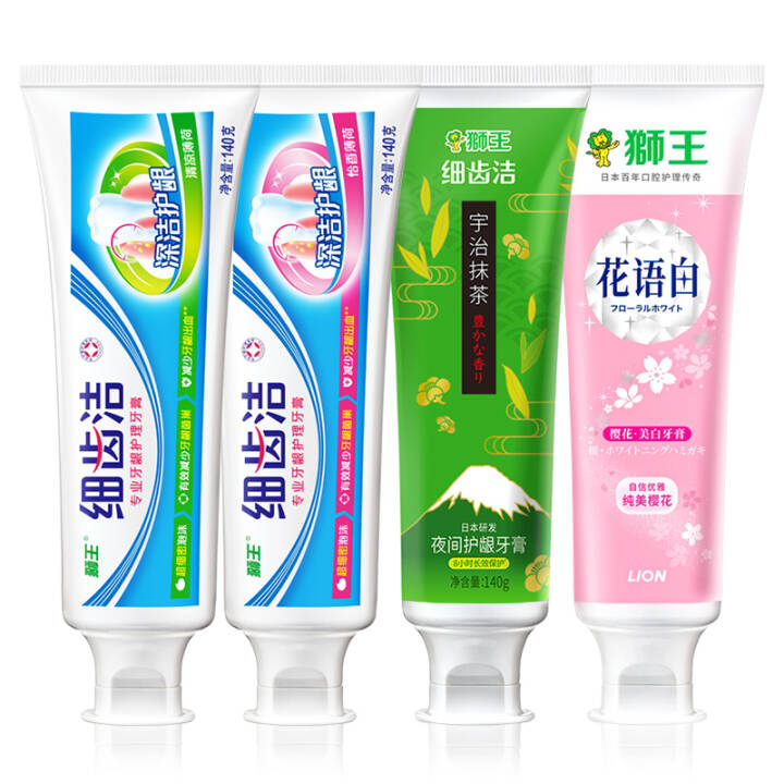 狮王（Lion）日夜倍护牙膏护理套装