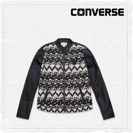 小降！CONVERSE匡威官方  女款飞行员夹克 12522C