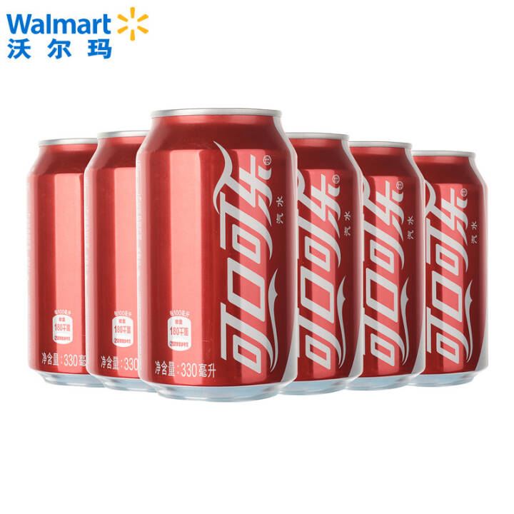 可口可乐汽水饮料1.98L(330ml*6)