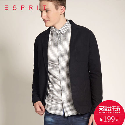 时尚百搭！ESPRIT男士时尚百搭款西装114EE2G019C
