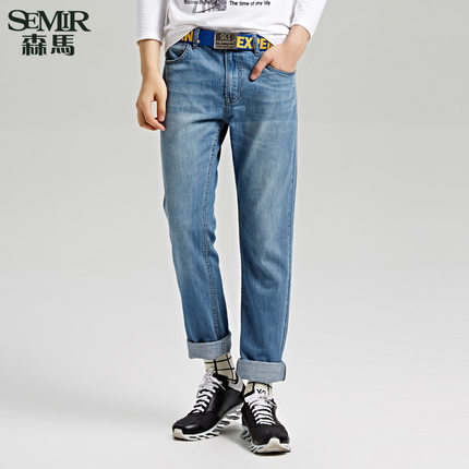 白菜价！森马水洗牛仔裤 2015秋装新款