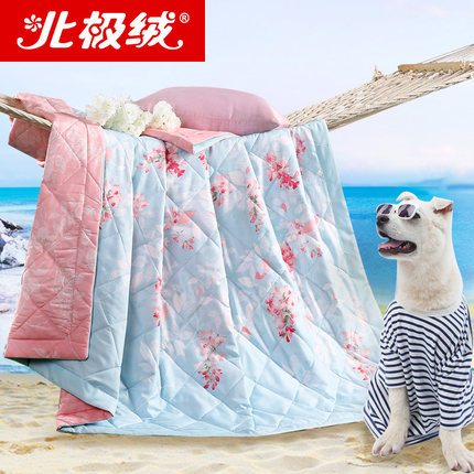 环保印染！北极绒双人空调被（全尺寸）XB002